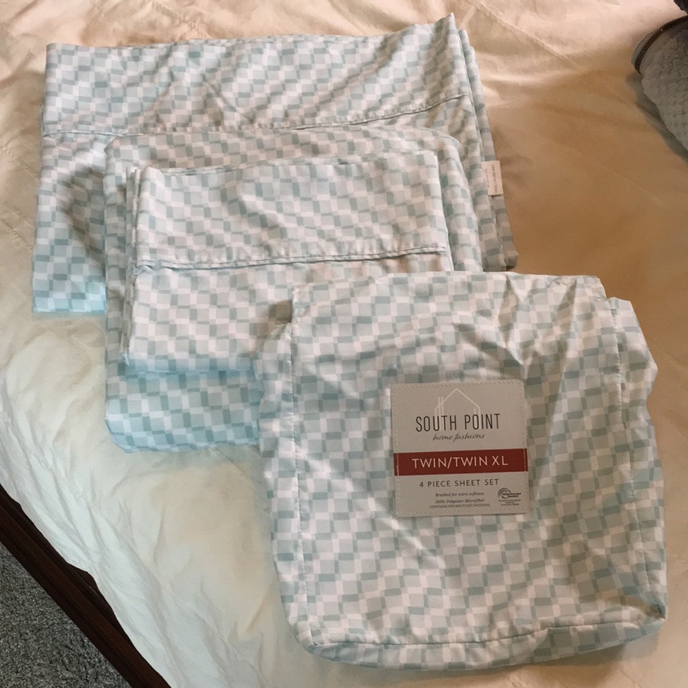 South Point Home Fashions Microfiber 4-piece Sheet Set Twin / Twin XL